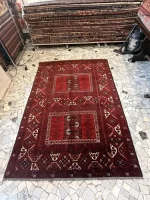 Tappeto Baluchi persiano originale, 220 × 156 cm, vista completa