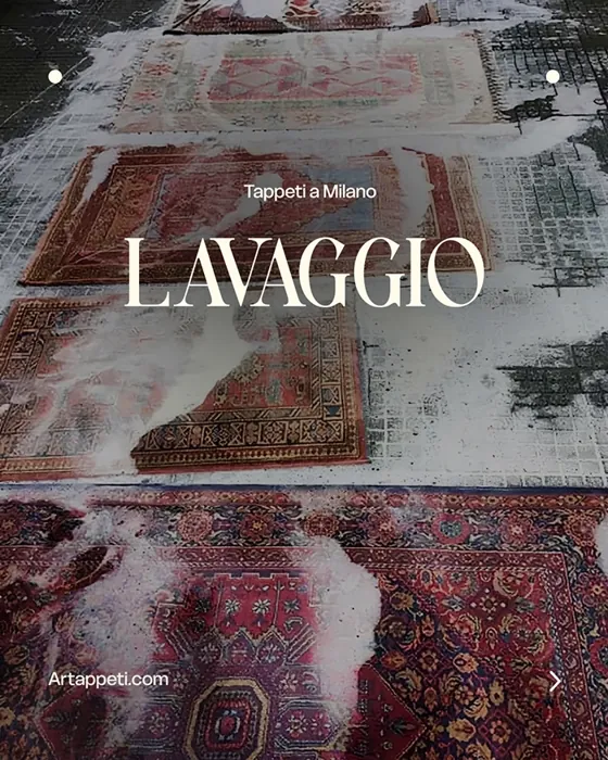 Lavaggio professionale di tappeti a Milano