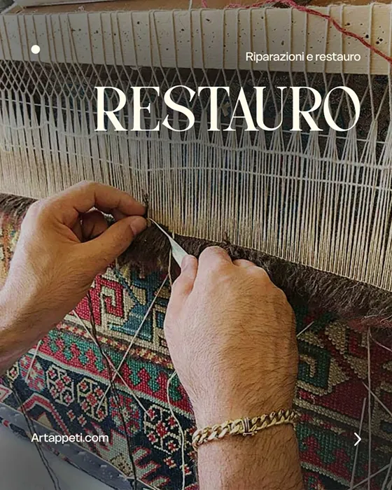 Restauro e riparazione tappeti persiani a Milano