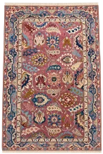 Tappeto Agra indiano in lana su cotone, 205 × 137 cm, vista frontale
